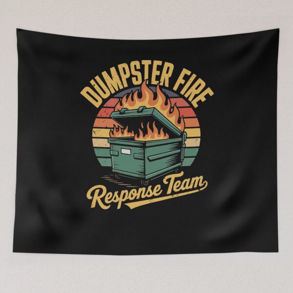 Item preview, Dumpster Fire Response Team designed and sold by krystalRomanart.