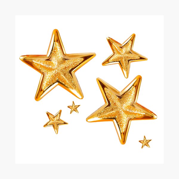 Item preview, Paquete de pegatinas de estrella dorada designed and sold by Letsgonjdevils0.
