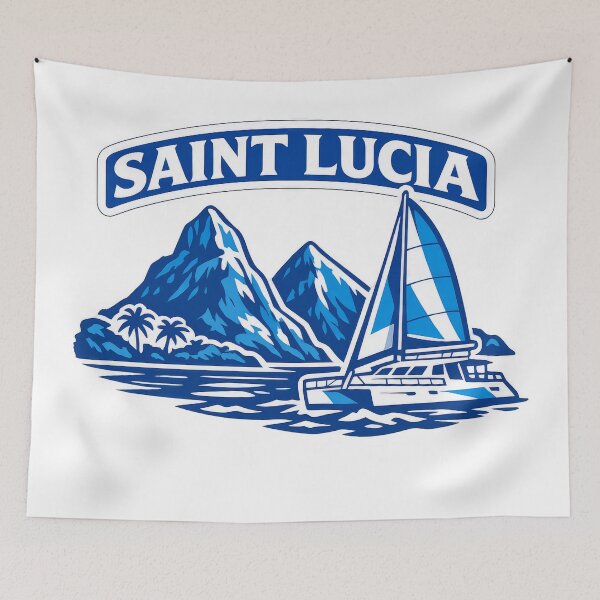 Item preview, Santa Lucía Azul y Blanco designed and sold by scicilysimonee.
