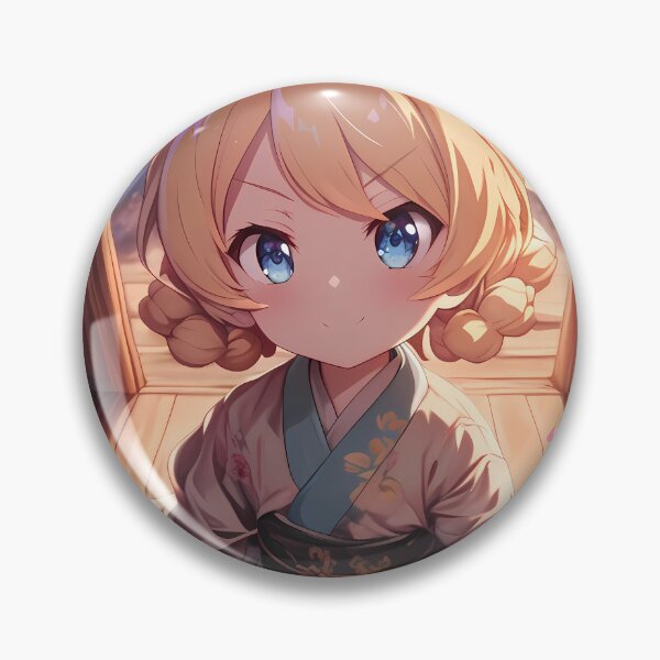 Item preview, Darjeeling Girls Und Panzer Spring Cherry Blossom Yukata Chibi designed and sold by TanglenRabbit.