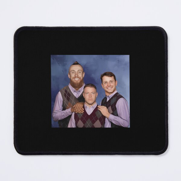 Item preview, Christian Mccaffrey George Kittle Brock Prudy Step Brothers Football San Francisco Football designed and sold by Asuvi.