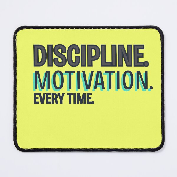 Item preview, Discipline Over Motivation – Every Time Motivational Quote designed and sold by Teale-Studio.