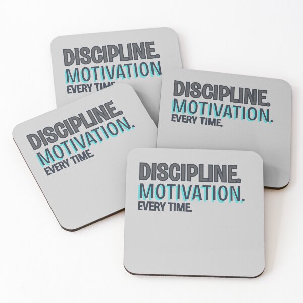 Item preview, Discipline Over Motivation – Every Time Motivational Quote designed and sold by Teale-Studio.