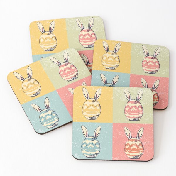 Item preview, Vintage Pop Art Easter Eggs — Retro Pastel Design designed and sold by Nacho Average Designs.