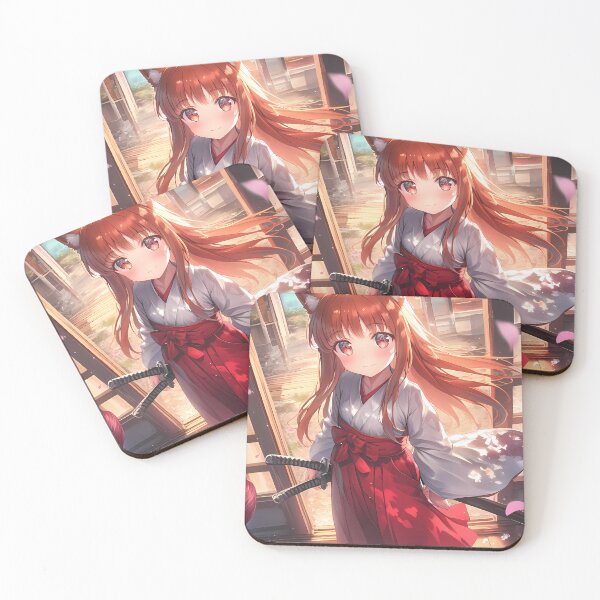 Item preview, Holo Spice And Wolf Chibi Sakura Sunset designed and sold by TanglenRabbit.