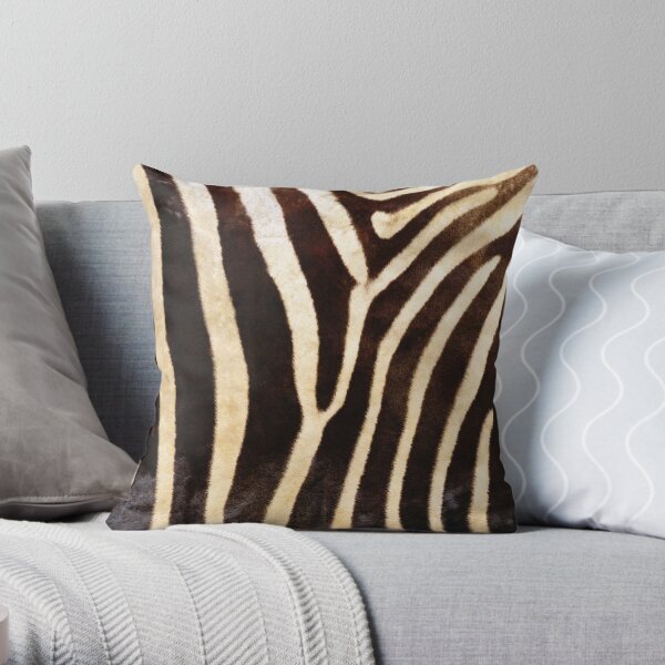 Zebra - Animal Textures Throw Pillow