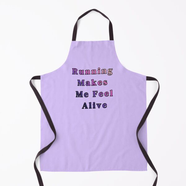 Item preview, Running Makes Me Feel Alive Text Life Motivation Stickers Prints Posters Wall Art Magnet Home Coffee Cup Decoration TShirt Stationary Notebook Magnet Hat Kitchen Work School Office Redbubble Shop designed and sold by Saritas Boutique Shop.