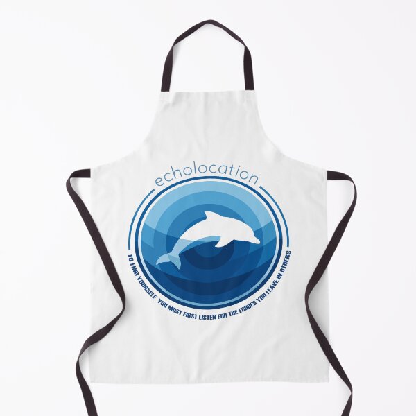 Item preview, Echolocation Dolphin Ocean Wisdom Emblem designed and sold by WildlifeInc.