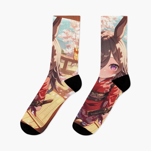 Artikelvorschau, Rice Shower Uma Musume Pretty Derby Chibi Kimono Sakura entworfen und verkauft von TanglenRabbit.