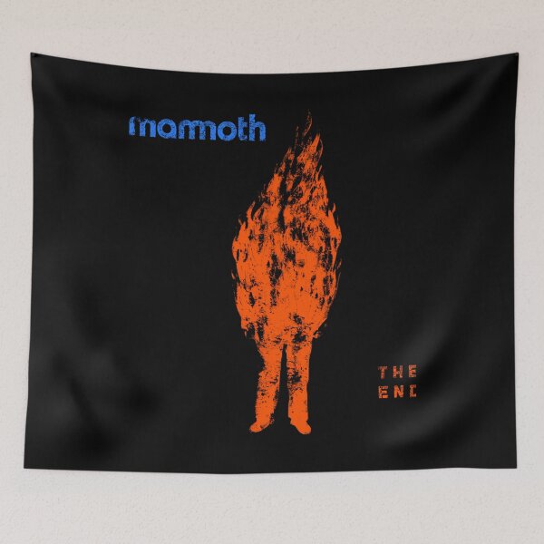 Item preview, Orange Flame Man Silhouette Mamoth The End designed and sold by HASSAN CAHCAH.