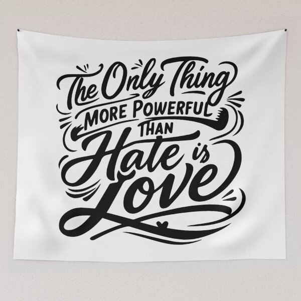 Item preview, The Only Thing More Powerful Than Hate Is Love  designed and sold by shockart-pl.