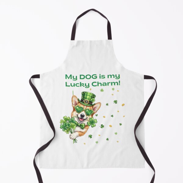 Item preview, My Dog is my Lucky Charm-Corgi St. Patrick's Day designed and sold by teesbymcab.