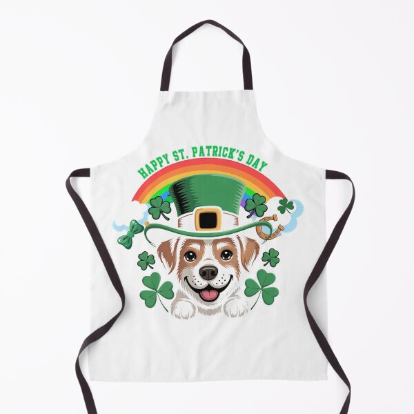 Item preview, Rainbow Shamrock Dog St Patrick’s Day designed and sold by QuiteOrbit.
