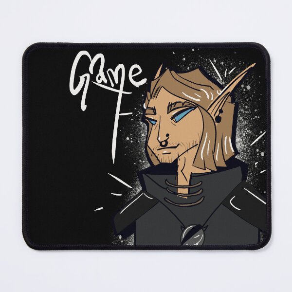 Item preview, Fantasy Elf Portrait - Blonde Cosmic Elf with Planet Necklace Original Character Art designed and sold by TheArtOfTreble.