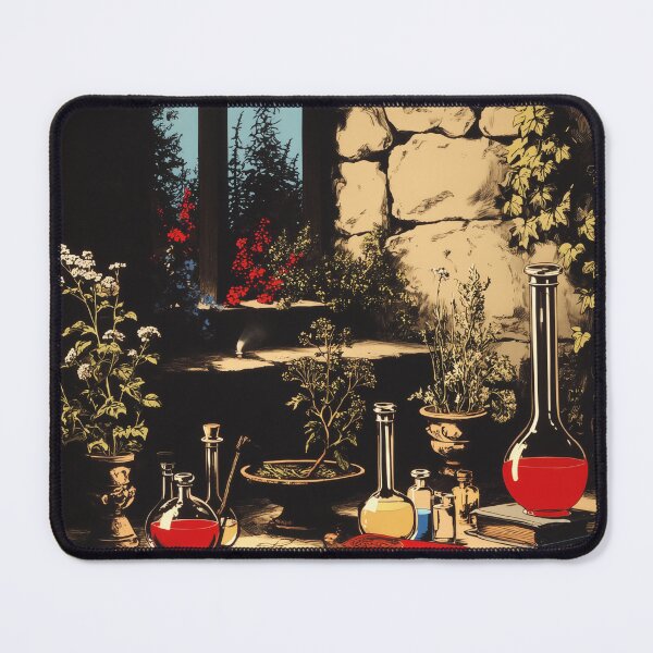 Item preview, Crimson Alchemy – Medieval Potion Study designed and sold by Moonvale Studio.
