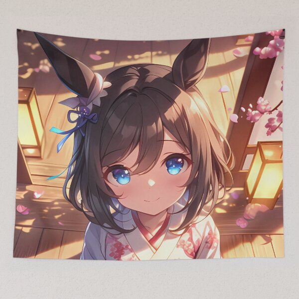 Item preview, Eishin Flash Uma Musume Pretty Derby Chibi Sakura Serenity designed and sold by TanglenRabbit.
