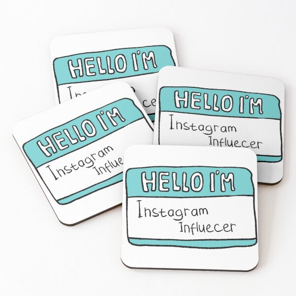 Item preview, Hello I’m Instagram Influencer Name Tag Aesthetic Doodle designed and sold by RNASstuff.