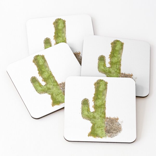 Item preview, Saguaro Cactus Watercolor Sketch - Desert Botanical Illustration designed and sold by TheArtOfTreble.