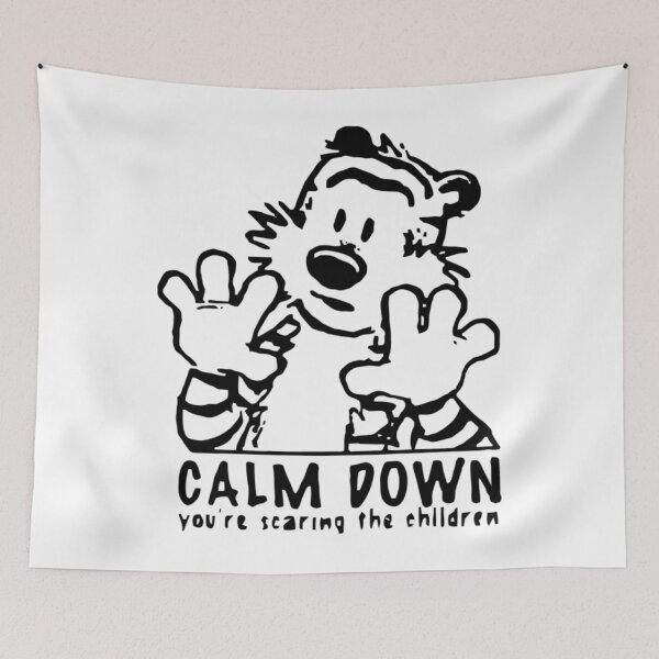 Item preview, Hobbes Vintage Calm Down  designed and sold by DouglAara.