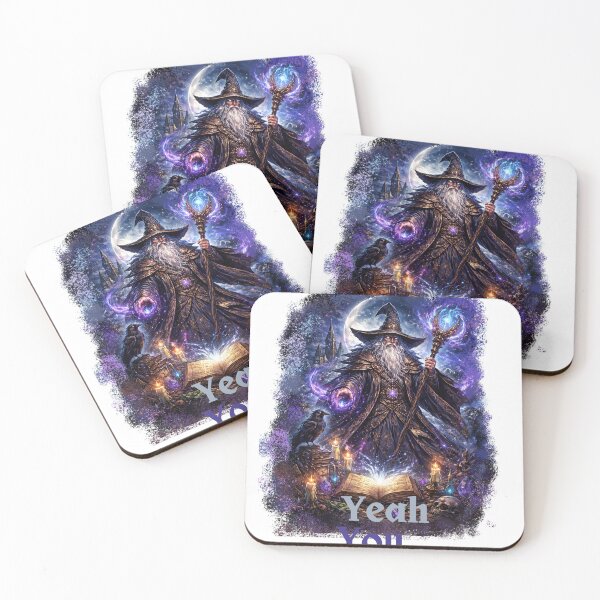Item preview, Mystical Wizard Casting Spells – Fantasy Magic T-Shirt designed and sold by Dimu Co..