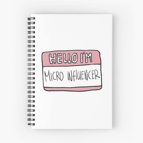 Item preview, Hello I’m Micro Influencer Name Tag Aesthetic Doodle Art designed and sold by RNASstuff.