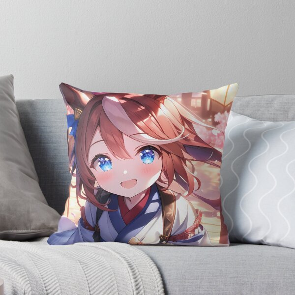 Artikelvorschau, Tokai Teio Uma Musume Pretty Derby Chibi Kimono Smile entworfen und verkauft von TanglenRabbit.