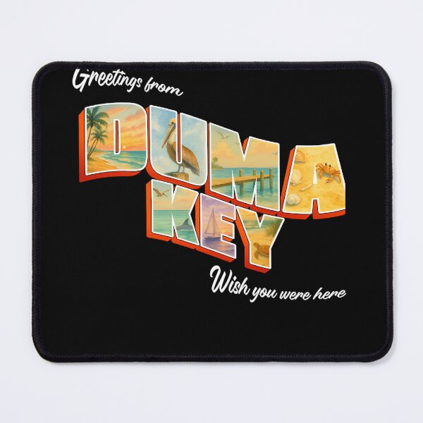 Item preview, Greetings From Duma Key Florida Watercolor Postcard Design designed and sold by HASSAN CAHCAH.