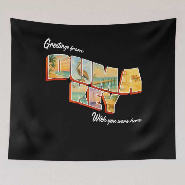 Item preview, Greetings From Duma Key Florida Watercolor Postcard Design designed and sold by HASSAN CAHCAH.