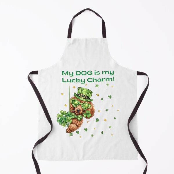 Item preview, My Dog is my Lucky Charm-Poodle St. Patrick's Day designed and sold by teesbymcab.