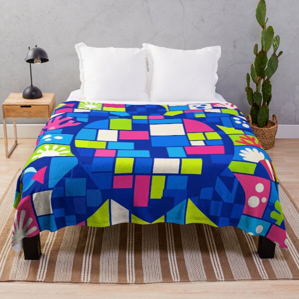 Item preview, Neon Sea Turtle Mosaic Pattern designed and sold by WildlifeInc.
