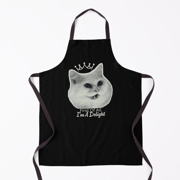 Item preview, First Of All I'm A Delight, Sarcastic Angry Cat designed and sold by LuveraxArt.