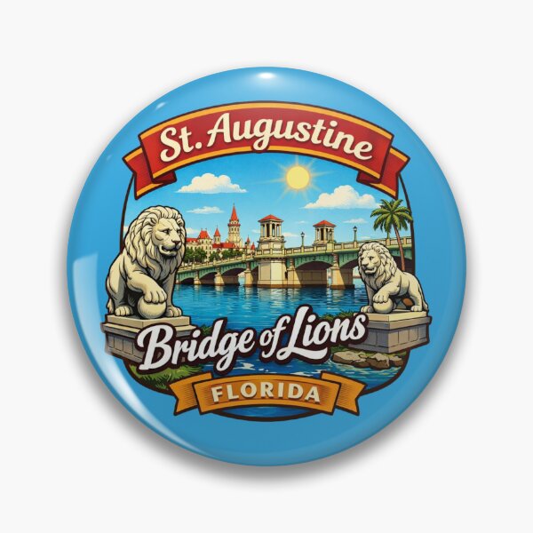 Item preview, St. Augustine, Bridge of Lions, Florida designed and sold by Myra365Art.