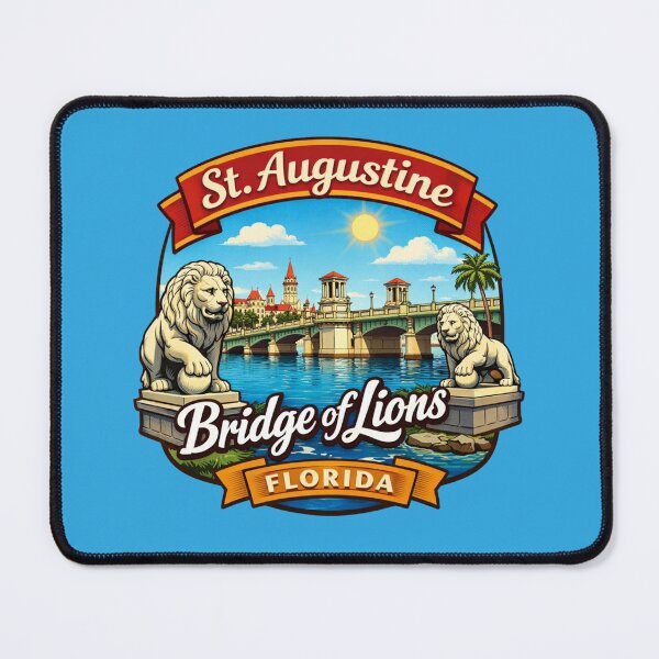 Item preview, St. Augustine, Bridge of Lions, Florida designed and sold by Myra365Art.