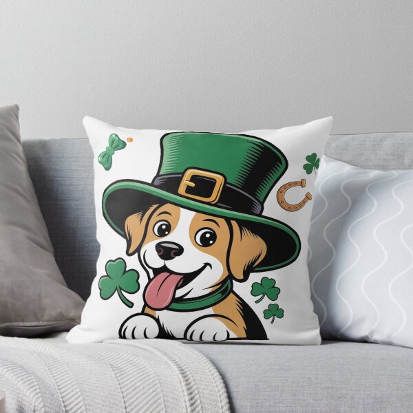 Item preview, St Patrick’s Day Dog Lover Shamrock designed and sold by QuiteOrbit.
