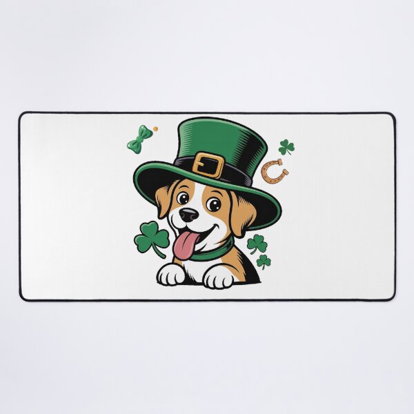 Item preview, St Patrick’s Day Dog Lover Shamrock designed and sold by QuiteOrbit.