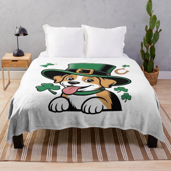 Item preview, St Patrick’s Day Dog Lover Shamrock designed and sold by QuiteOrbit.