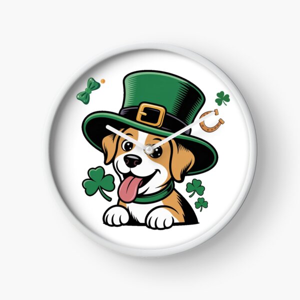 Item preview, St Patrick’s Day Dog Lover Shamrock designed and sold by QuiteOrbit.