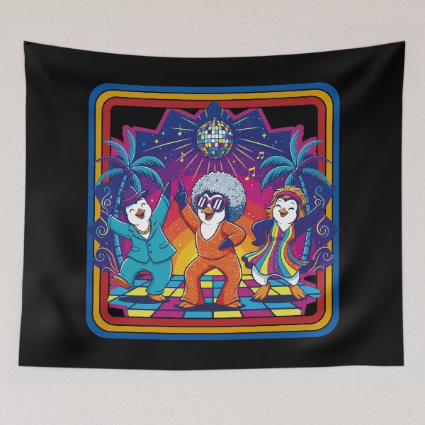 Item preview, Disco Penguins Dancing. designed and sold by EunsooLee.