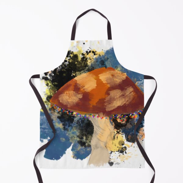 Item preview, "Psychedelic Watercolor Mushroom - Abstract Amanita Illustration designed and sold by TheArtOfTreble.