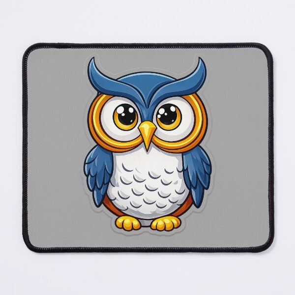 Item preview, Cute Owl Cartoon Kawaii Design designed and sold by TheAllInStore.