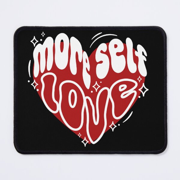 Item preview, Self Love Retro Heart Typography designed and sold by Printsy PH.