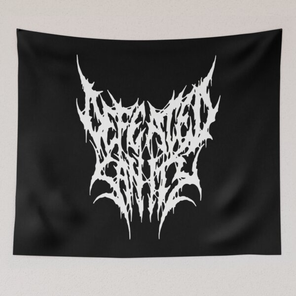 Item preview, Defeated Sanity Extreme Brutal Logo Dripping White designed and sold by MaggieMasse.
