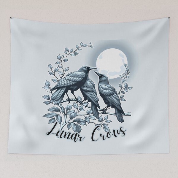 Item preview, Lunar Crows – Midnight Garden Illustration designed and sold by PriyaMagic.
