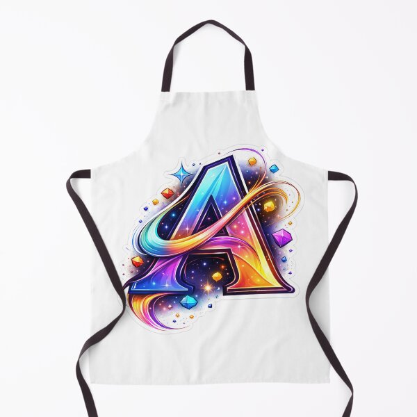Item preview, Stylish Letter A Neon Gradient T-Shirt Design designed and sold by TheAllInStore.