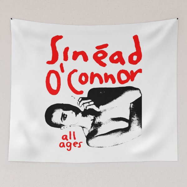Item preview, Black Silhouette Head Singer Sinead O'Connor All Ages designed and sold by yafie.
