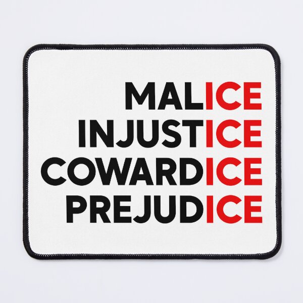 Item preview, Words That End in ICE - Subtle Anti ICE | ICE Out designed and sold by PixVib.