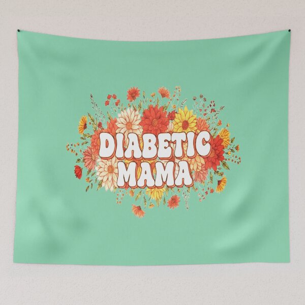 Item preview, Diabetic Mama – Strong Loving Warrior designed and sold by DiabetesPrints.