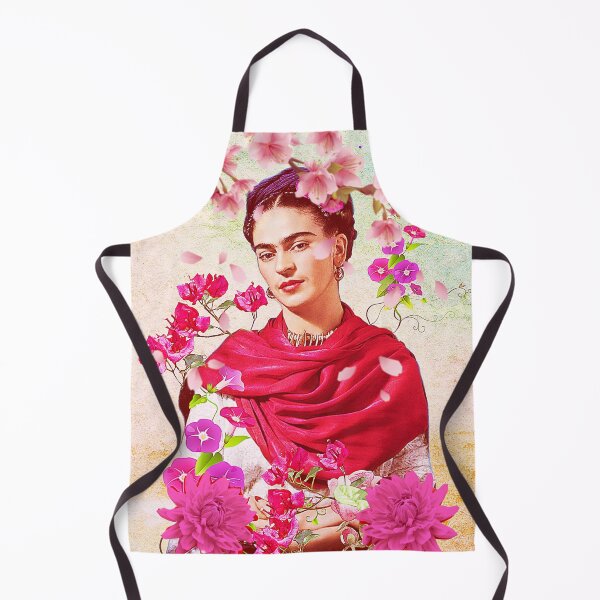 Item preview, Frida Kahlo Pink Flowers designed and sold by FridaArtGallery.
