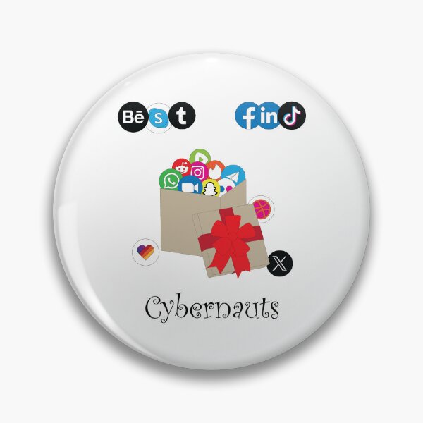 Item preview, Best find, package of social media symbols, cybernauts. designed and sold by Lennylindesigns.
