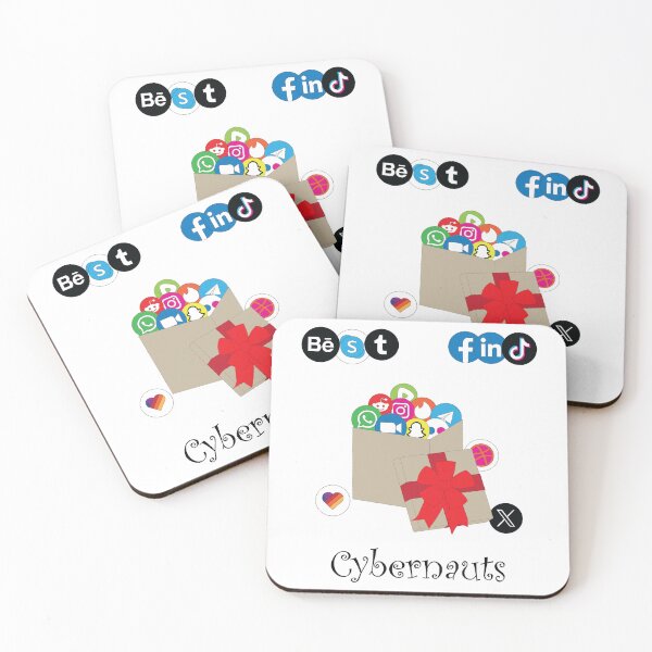 Item preview, Best find, package of social media symbols, cybernauts. designed and sold by Lennylindesigns.